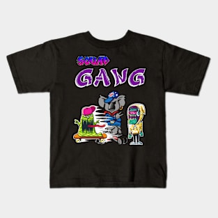 SQUAD GANG SET DESIGN Kids T-Shirt